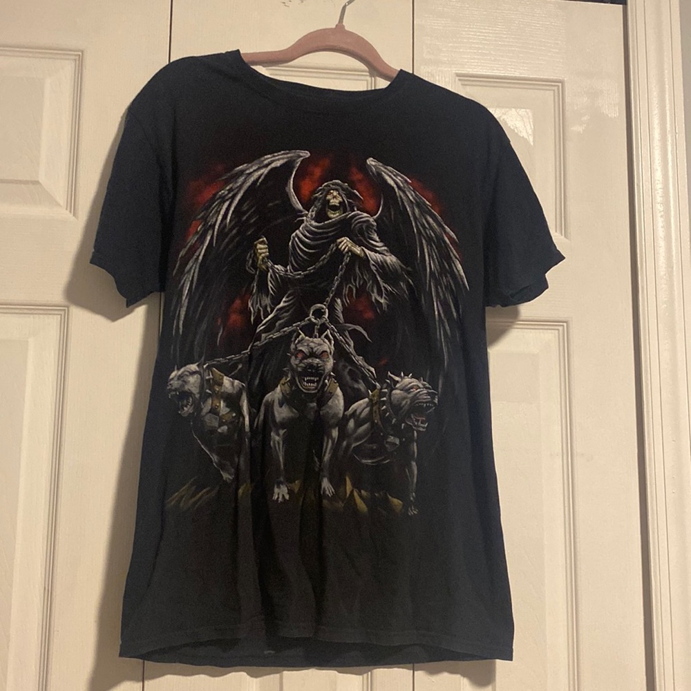 Vintage looking grim reaper Tee